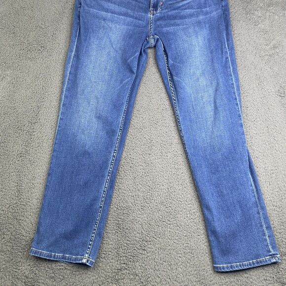 Tommy Bahama Jeans Mens 36x30 Blue Straight Leg Stretch Denim Pants Dolphin Logo - Picture 3 of 12